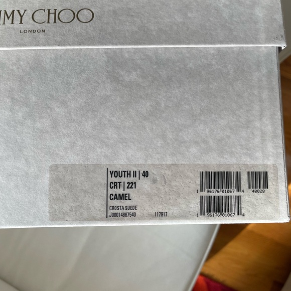 😍NWT Jimmy Choo Youth Il suede buckle ankle boots in camel, 40 - Picture 16 of 17